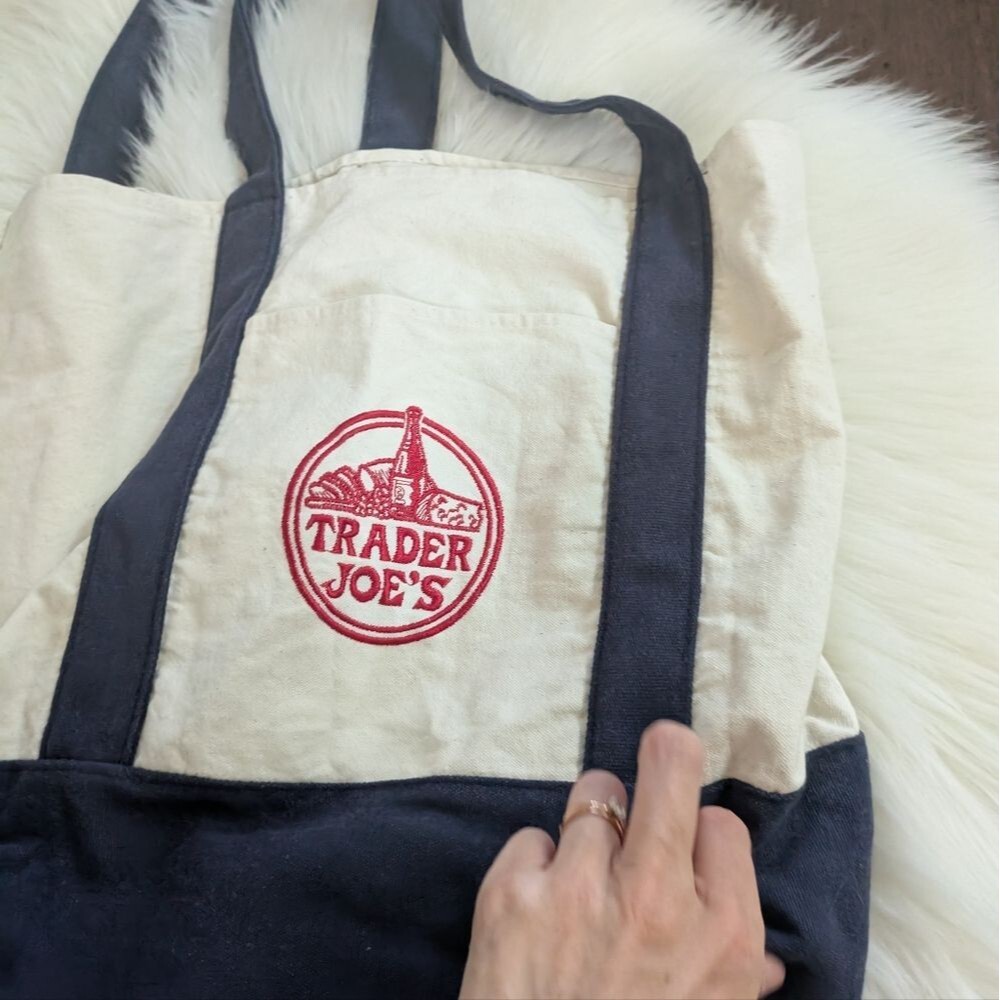 Trader Joe's Canvas Tote Bag Trader Joe's Large E… - image 2